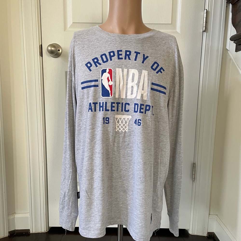 NBA Gray Long Sleeve Tee